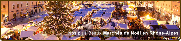 Marché de Noël en Rhône-Alpes