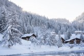 l'Hôtel Macchi & Spa - Lac de Vonnes en hiver
