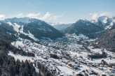 l'Hôtel Macchi & Spa - Vue aérienne en hiver Chatel ©l-meyer