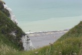 Hôstellerie la Vielle Ferme - Plage du Tréport vue des falaises à 8 km de l'hôtel