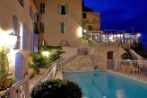 Maison Bérard - Vue piscine de nuit
