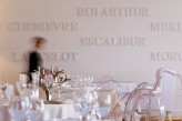 Hôtel le Roi Arthur - Restaurant détail décoration