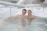 Hôtel Radiana & Spa - Jacuzzi extérieur en hiver