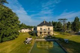 Le Manoir de Beauvoir - Façade vue aérienne