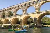 Canoë Pont du Gard Gardon à 8 km de l’hostellerie le Castellas ©Dpupg-Aurelio-Rodriguez