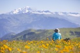 Hôtel Radiana & Spa - Valmorel chaîne de la Lauzière et Mont Blanc au col de la Madeleine - Navettes gratuites Aller/Retour de l’hôtel Radiana à Valmorel pendant les vacances scolaires ©scalpfoto-otvva