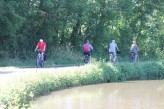 Rully canal fluvial cyclo vélo voie verte à 14km de l’hôtel Saint Georges à Chalon-sur-Saône ©otachalon