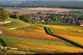 Le vignoble de Givry en automne à- 9km de l’hôtel Saint Georges à Chalon-sur-Saône ©otachalon