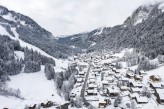 l'Hôtel Macchi & Spa - Quartier du linga en hiver - Village de Chatel