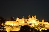Hôtel Les Trois Couronnes - Cité Médiévale de Carcassonne vue de nuit