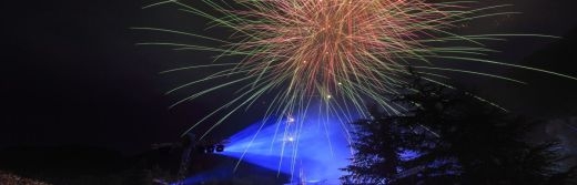 Hotel-Radiana-La-Lechere-Fete-du-parc-feux-d-artifice