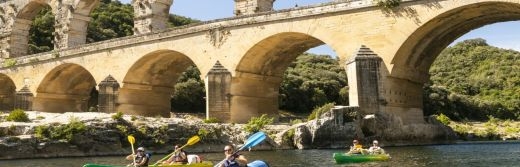 hostellerie le castellas activite pont du Gard 
